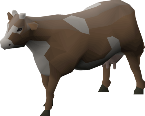 Porn photo lowpolyanimals:  Cow from Old School RuneScape