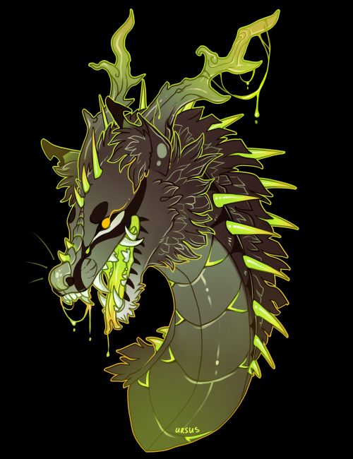 xapsflight:  sunbeam-ursus:  small hallowe’en giveaway time! the prize is this dragon, Uaf&aac