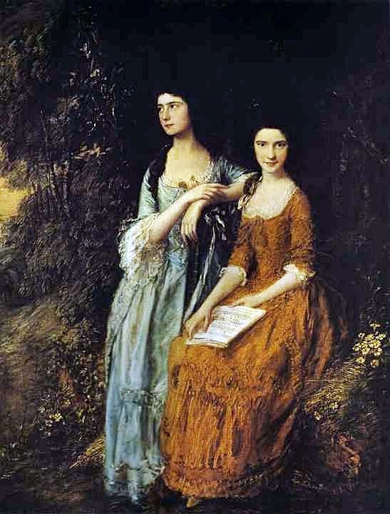 Thomas Gainsborough (Sudbury, Suffolk, 1727 - London 1788); The Linley Sisters (Mrs