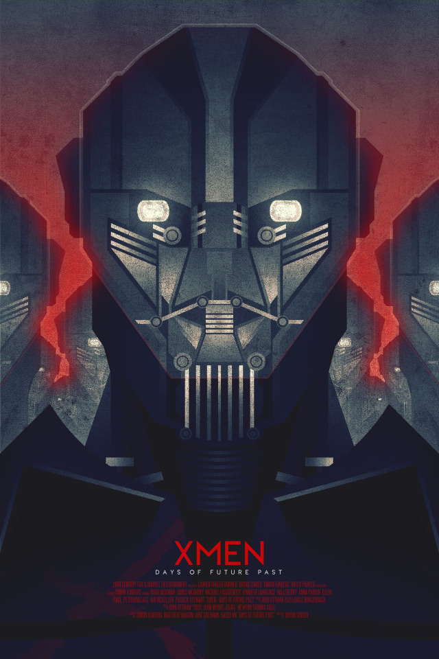 thecyberwolf:  X-Men: Days of Future Past &ldquo;Poster Posse Project #6 - Blurppy Exclusive”