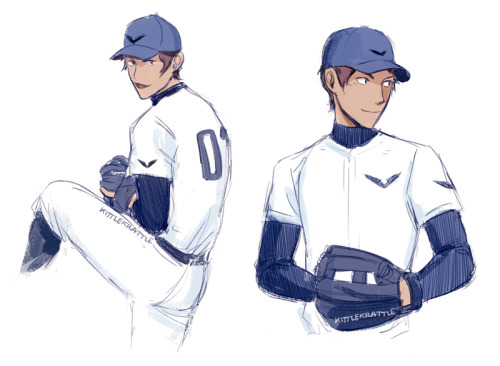 kittlekrattle:some voltron baseball AU doodles from twitter *:･ﾟ✧