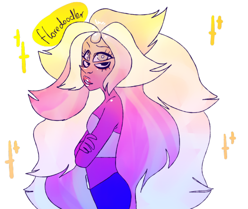 floredoodler:  Gay Quartz from the stream! 
