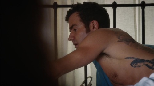 The Leftovers S02E07 - part 2 of 2Kevin Garvey (Justin Theroux) handcuffed to a bed.