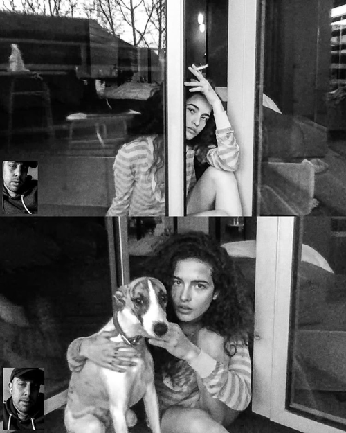 x-heesy:@alessioalbi#ALESSIOALBI @chiarascelsi SHOT IN WEBCAM. DISTANCE IS NO BARRIER.#PHOTOGRAPHER