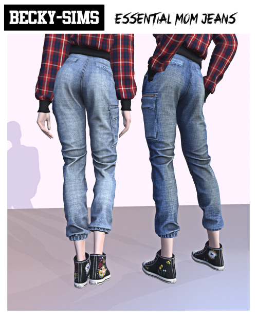 Becky-Sims Essential Casual SuitCreator: BeckySims4模拟人生4TOP+BOTTOM上衣+裤子Download【下载】: patreon TOP： ma