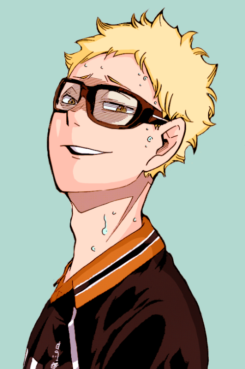 elliej-95:  Get to know me // Male characters [4/10] Tsukishima KeiIt’s just a club, you know. Why are you all putting in so much effort? All that hard work will only make you suffer later 