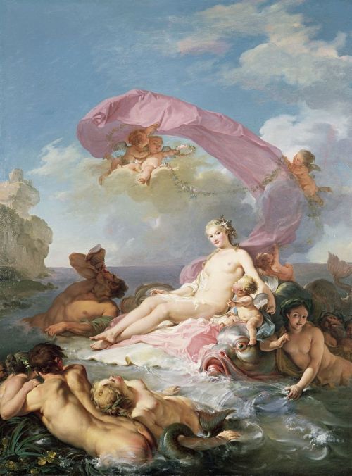 rubenista:The Triumph of Amphitrite by Hughes Taraval (1780)