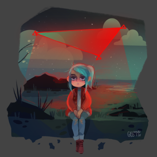 ALSO MORE ALEX AND OXENFREE WOstill image with a gif here: https://www.artstation.com/artwork/g3vaKa