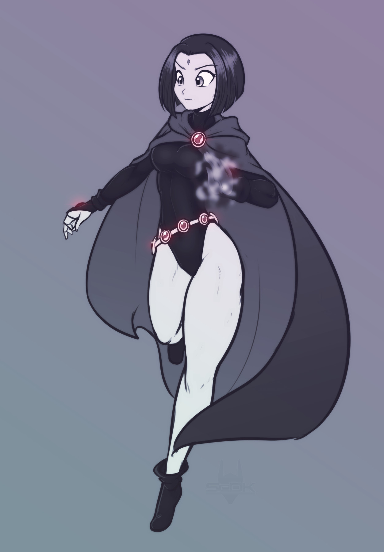 scdk-nsfw: scdk-nsfw:  scdk-sfw:  Doodle - Raven If someone draws a character well