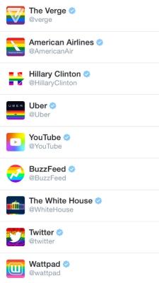 pujipatel:  So many major companies and organizations showing their support today #LoveWins