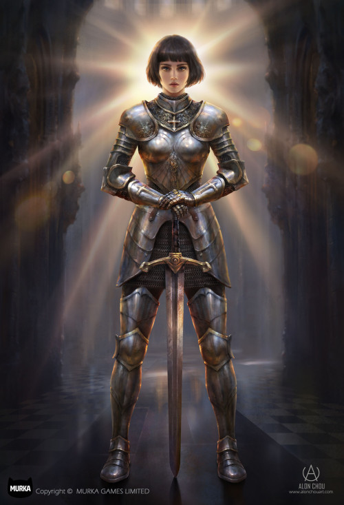 Joan of Arc / 聖女貞德  Alon Chou www.artstation.com/artwork/W25d3v