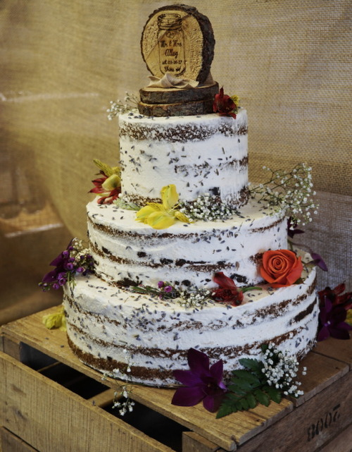 Very First Naked Wedding Cake!