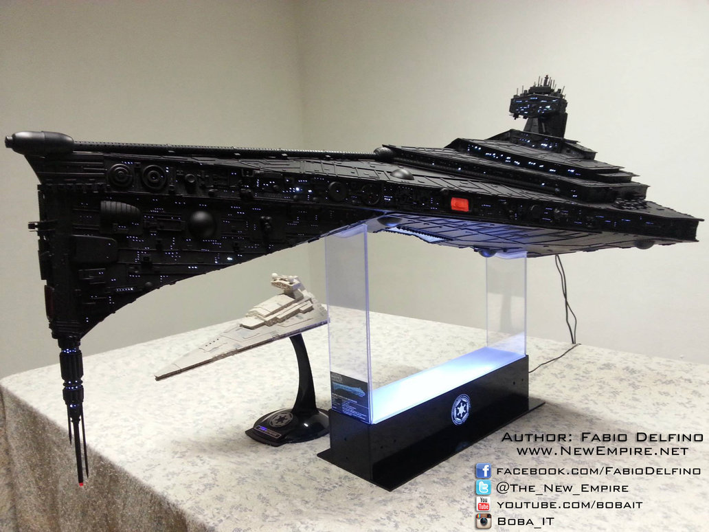 ani-plamo:   Super Star Destroyer Eclipse-class [custom model]  by Boba-IT  