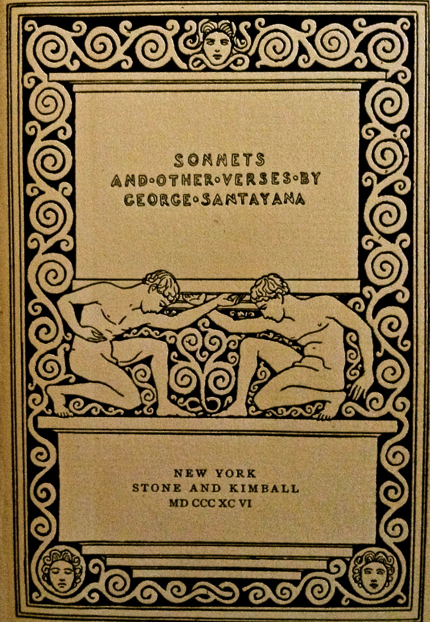 langoaurelian:  Cover to George Santayana’s Sonnets and Other Verses. New York: