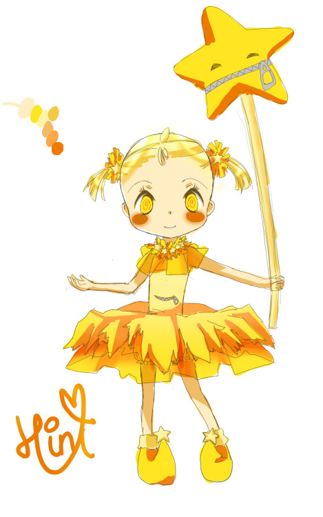 random magical girl  I know this is too bad coloured ;A; it’s a doodle so…in a future I