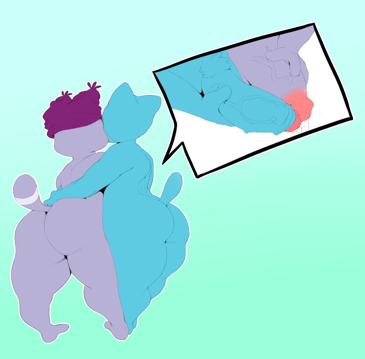 milkbreaks:  They are close friends. And if you were wondering, they are drawn 18+