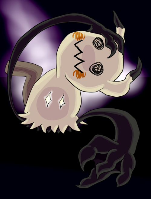 Hidden FaceDrawtober Day 9!Someone upset Mimikyu by busting his disguise!