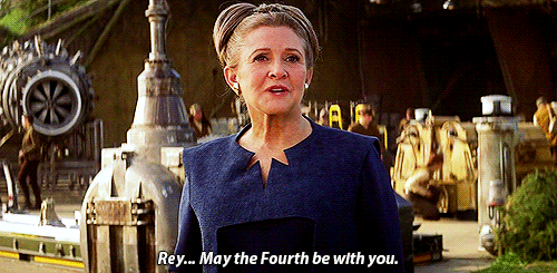 poehlaris:  princsleia:  Happy Star Wars Day!  #popculturecalendar