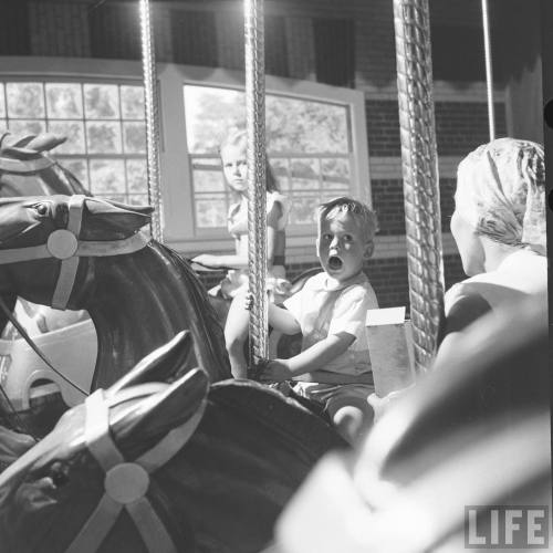 Central Park carousel (Glinn? 1957)