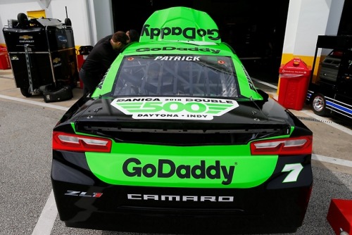 First look at the GoDaddy #7 car at Daytona!