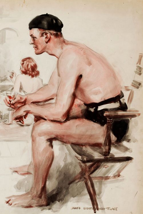 beyond-the-pale:Liberty Magazine, 1934 - James Montgomery Flagg