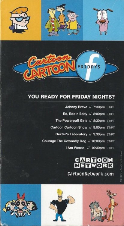 90s-2000s-barbie: Cartoon Network’s Cartoon Cartoon Fridays Ad, 1999