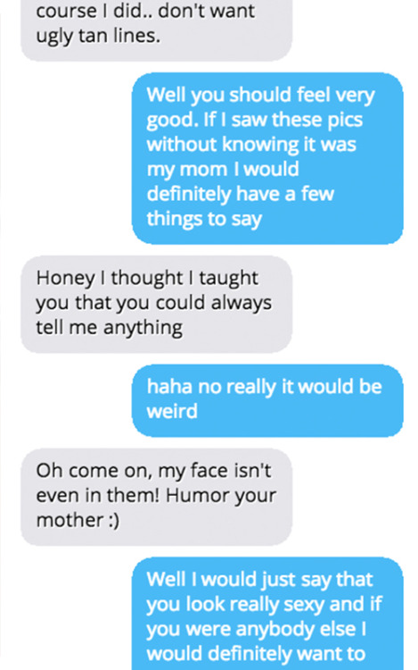 cumformom: carolinacouple11: This Texting with mom