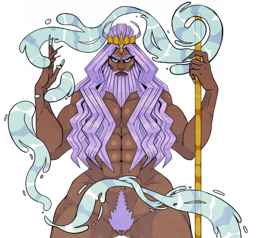 Trying new color things with my River Lord (he/they)https://www.instagram.com/curlyeyebrows/https://