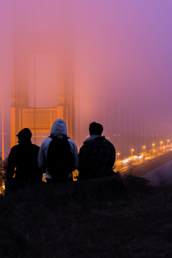 plasmatics-life:   Friends, Fog, and Light