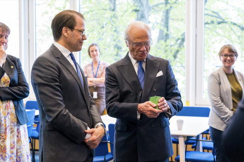 16th May 2022 // King Carl XVI Gustaf and Prince Daniel visited the Royal University of Technology. 