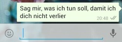 confused-tellmewhy:  angst..   Und er sagte: du kannst nichts tun.