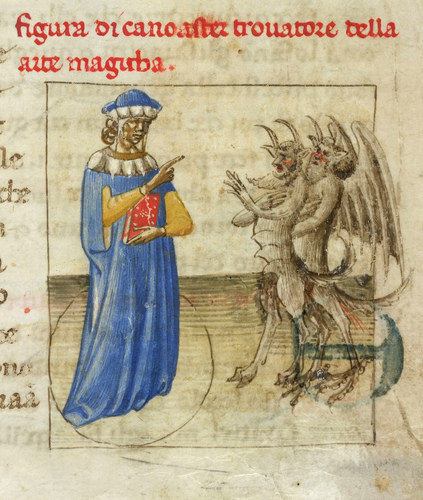 manuscriptjourneys:HIP00054796 by Monsterdude101 flic.kr/p/myiUaZ zoroaster with two demons (
