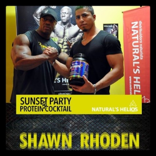 Me and 4 place Mr Olimpia #shawnrhoden @ronniecoleman8 #yeahbuddy