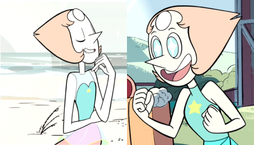 I’ve been thinking about this a lot today and I find it really interesting how the ‘Yellow Diamond’ symbol (previously discussed here) on Peridot and Jasper’s outfits are more or less identical. They’re both sleeveless jumpsuit-type designs