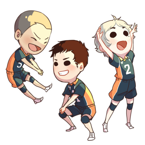 dorodraws: THE TEAM :DDDFeel free to use them in your backgrounds or something. They’ll also b