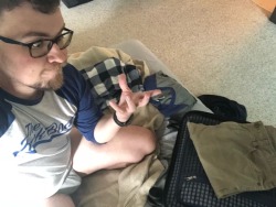 aaronthebondnew:  Aaron and the Great Packing War of October 2018(Which I won…after a temporary defeat)