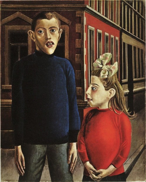 german-expressionists:
“ Otto Dix, Two Children, 1921
”