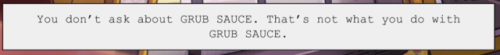 Mayo: made from eggsGrub sauce: made from grubsParallel: A++