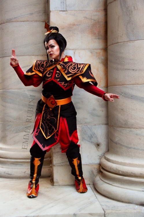 My Azula cosplay from Avatar: The Last Airbender!  I wore this last weekend at DragonCon, and I’m so
