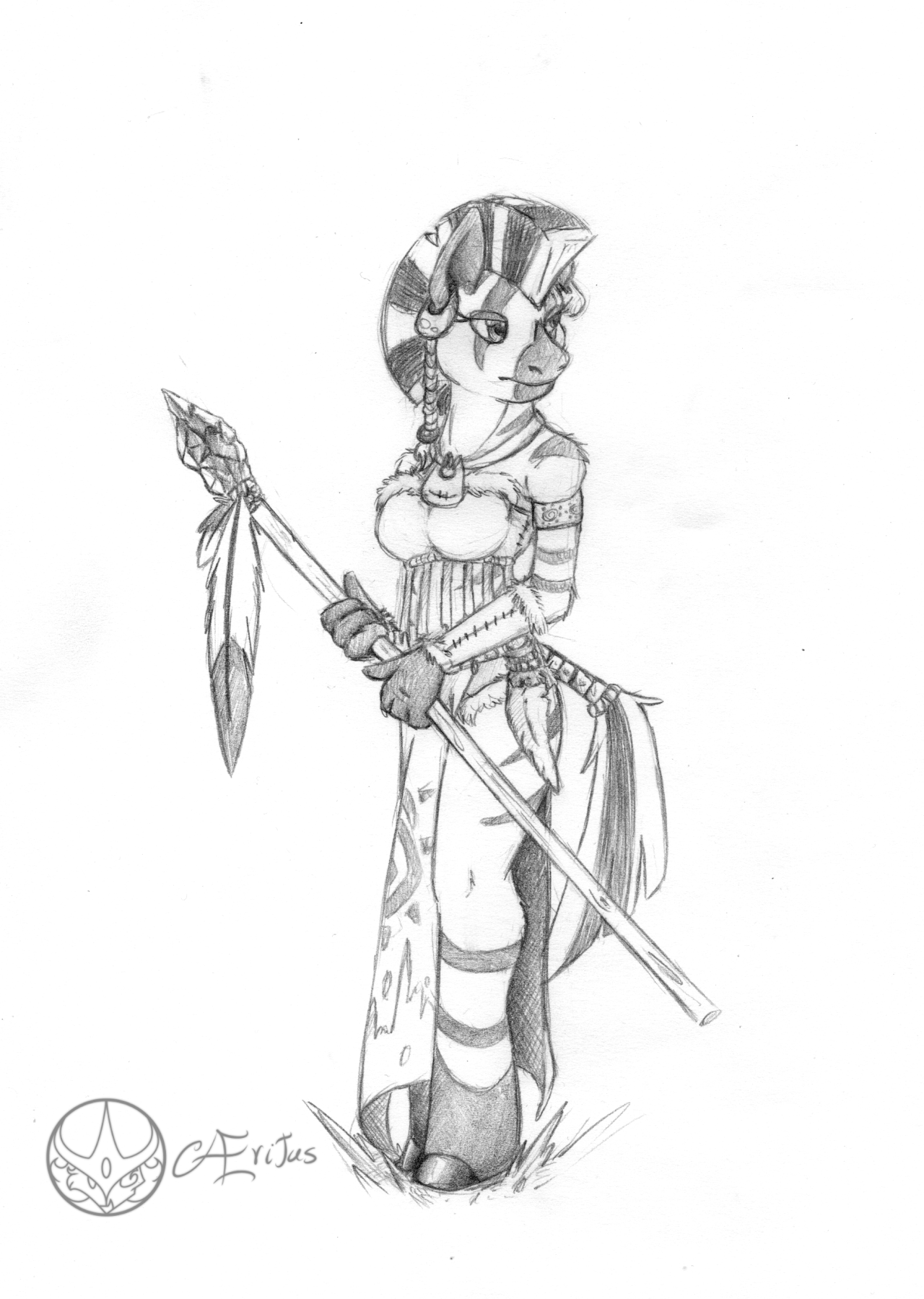 Tribal Zebra