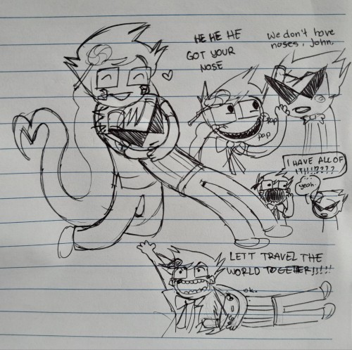 Tricksters Class Doodles