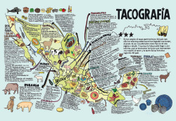 mapsontheweb:  A Taco map of regional specialties in MexicoSource: