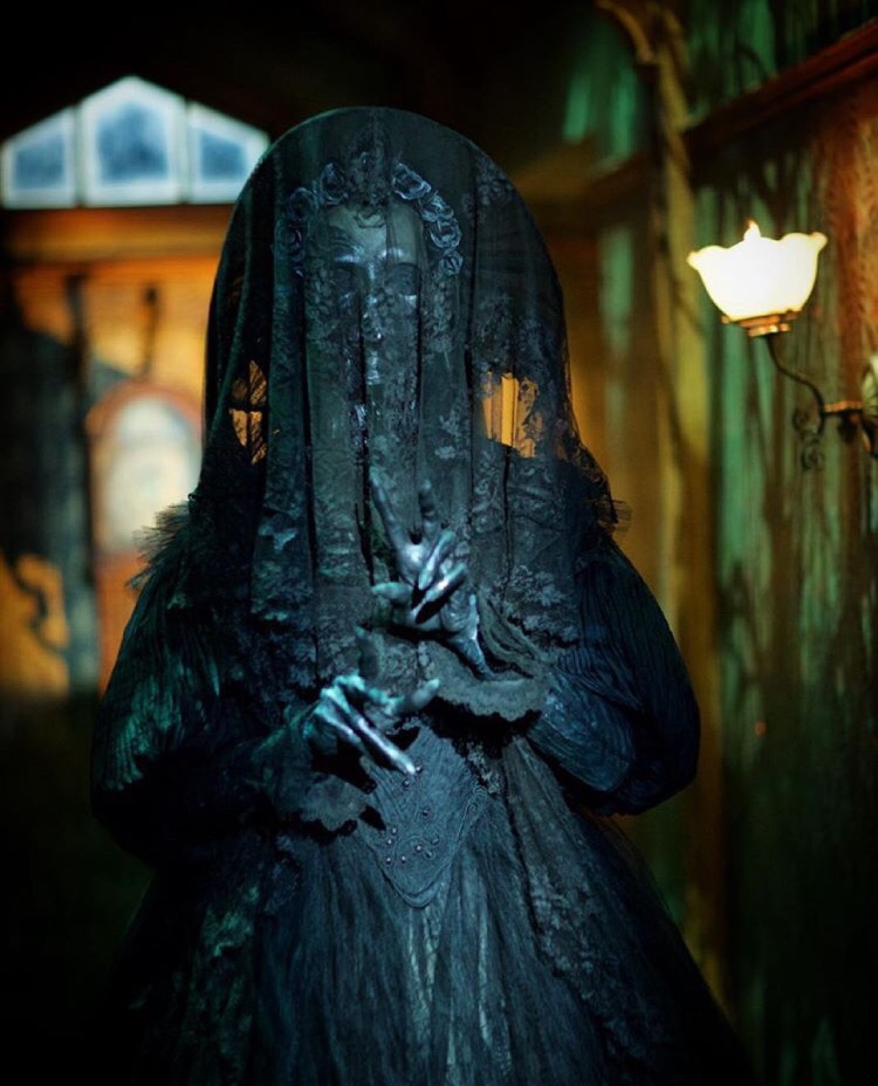 crimsonpeaksecrets:  Mother Cushing creation. I’ve said it before, I’ll say it