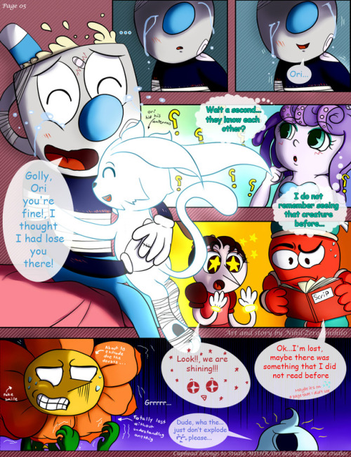 Somnium X-bis Chapter 1 Part 1Comic crossover between Cuphead, Ori and the blind forest/will o&