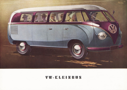 Volkswagen Transporter, trade catalogue, 1960. Via Hagley.
