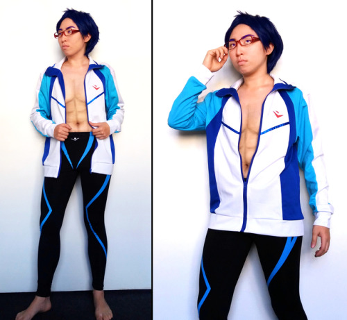 Finally got Rei’s pants!I wanted to try doing open chest binding for a while and now is the pe