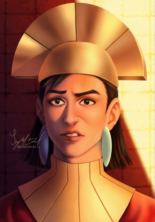 I used the challenge of drawing Kuzco, which appeared a few months ago, to do it a study of expressi