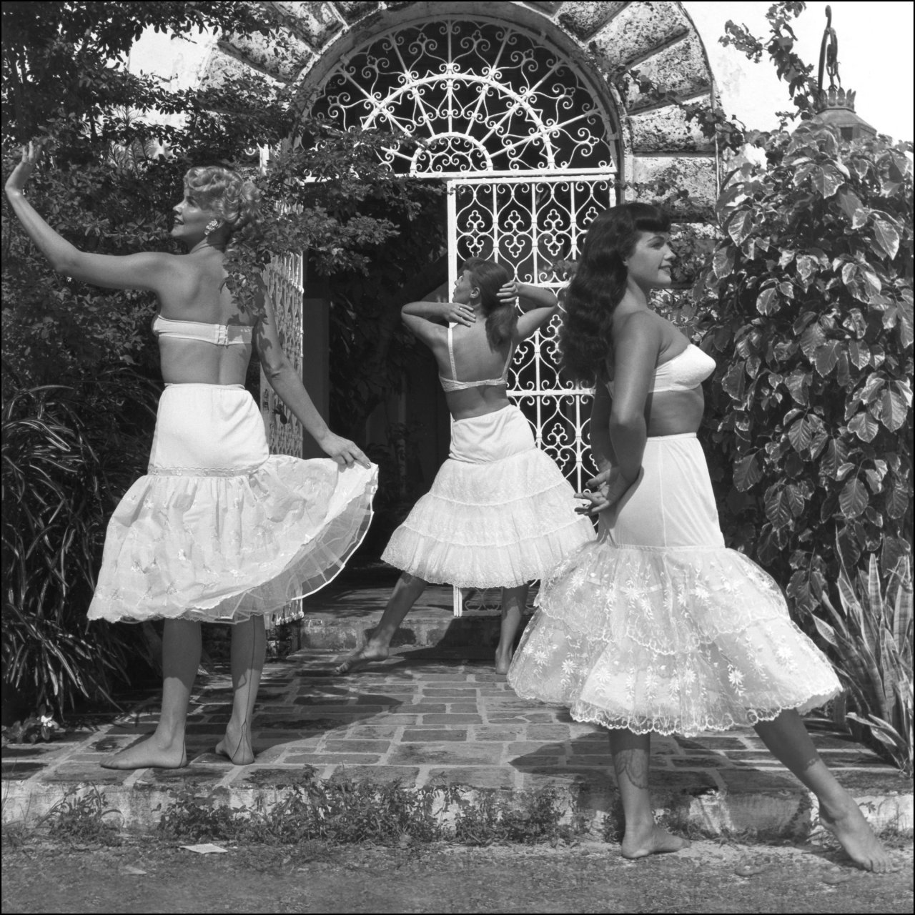retrowunderland:  Vintage Lingerie &amp; Bettie Page…Perfect! c.1950’s 