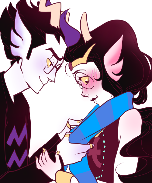 the-ectobiologist-is-in:  k4rkl3s-blog: stay wwarm princess  anon asked: Request: Erifef? btw your art is really cute (◡‿◡✿) 