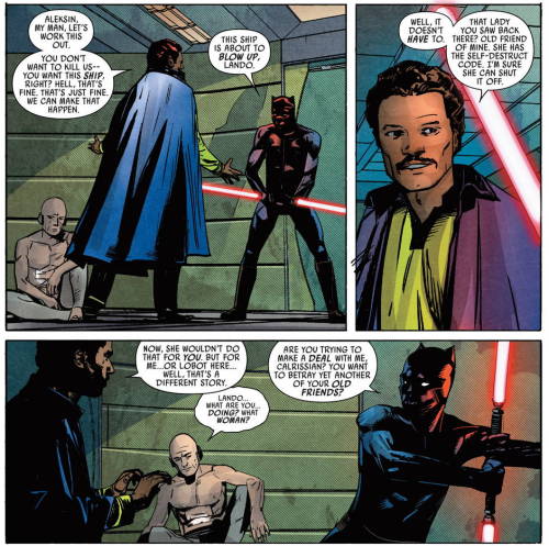 dablacksaiyan: superheroesincolor: Star Wars: Lando Vol 1 #5 (2015) //  Marvel Comics “Ye